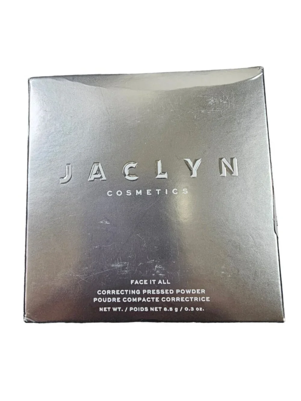 Jaclyn Cosmetics Face It All Brightening Pressed Powder Correcting Tan Color NIB
